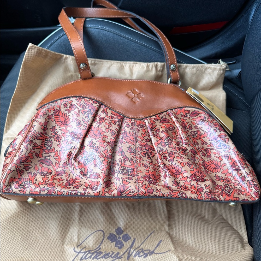 Patricia Nash Leather boho shoulder bag